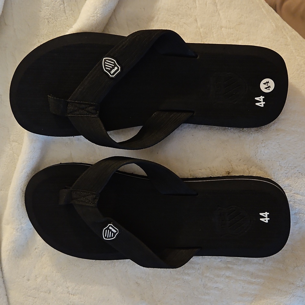 Black Flip Flops Brand New